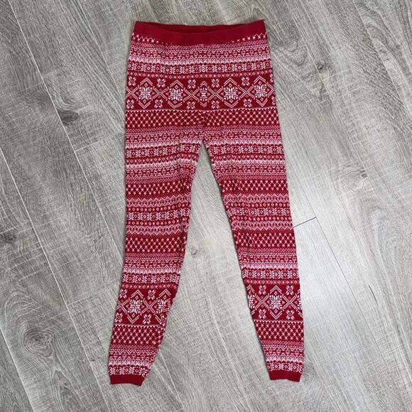 MOSSIMO SUPPLY CO Women’s Red White Holiday Print Pajama Pants - Picture 6 of 8